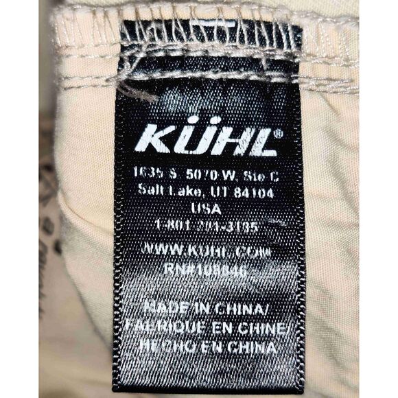 Kühl Beige Casual 5 Pocket Button Closure Rydr Pants Size 30X32 - Picture 12 of 13